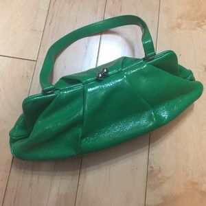 HOBO real leather bright green shoulder bag